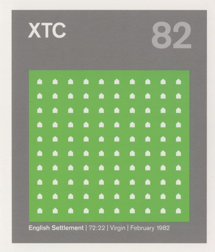 XTC English Settlement New Wave 1982 Virgin Records LP Postcard