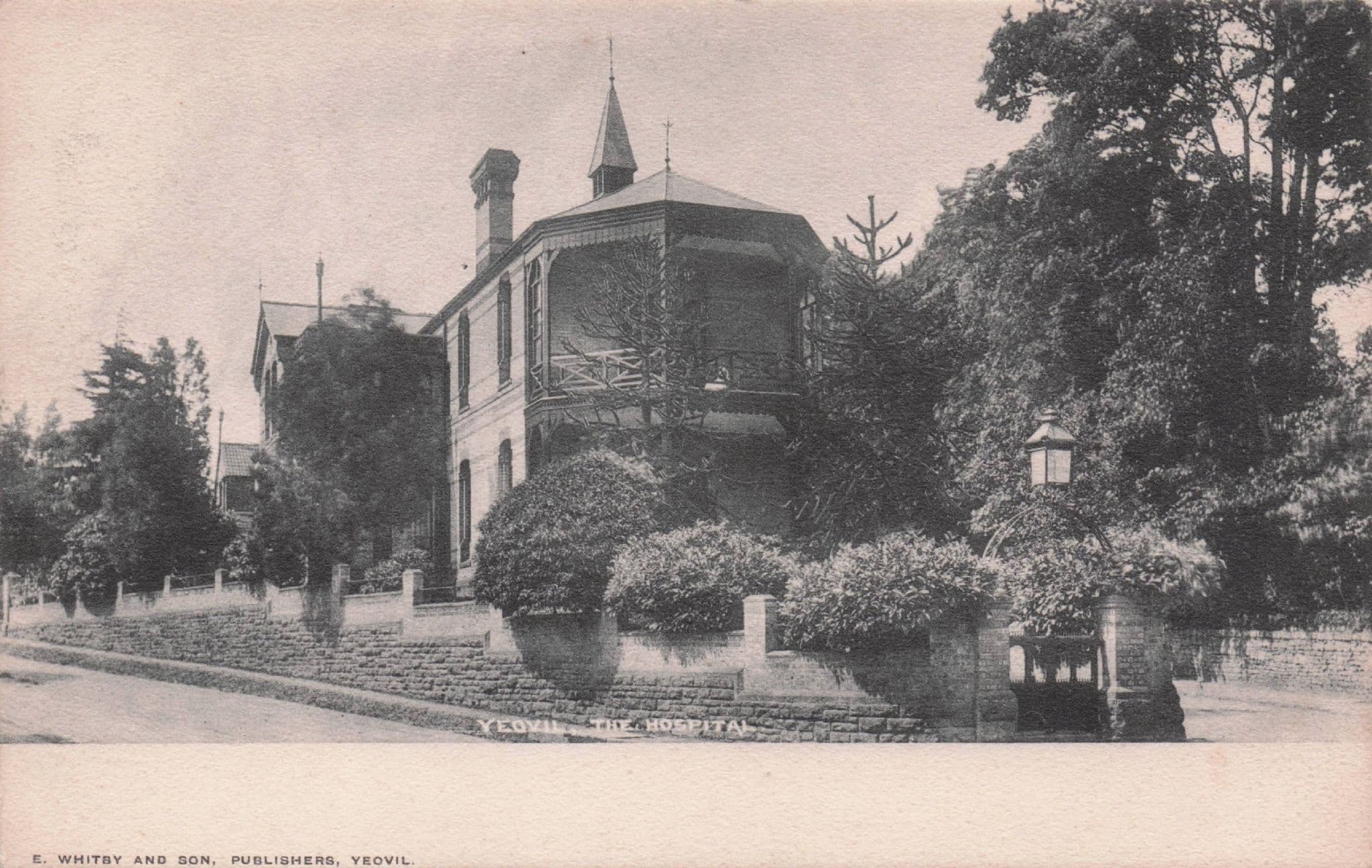 Yeovil Hospital Whitby & Sons RARE Somerset Antique Postcard