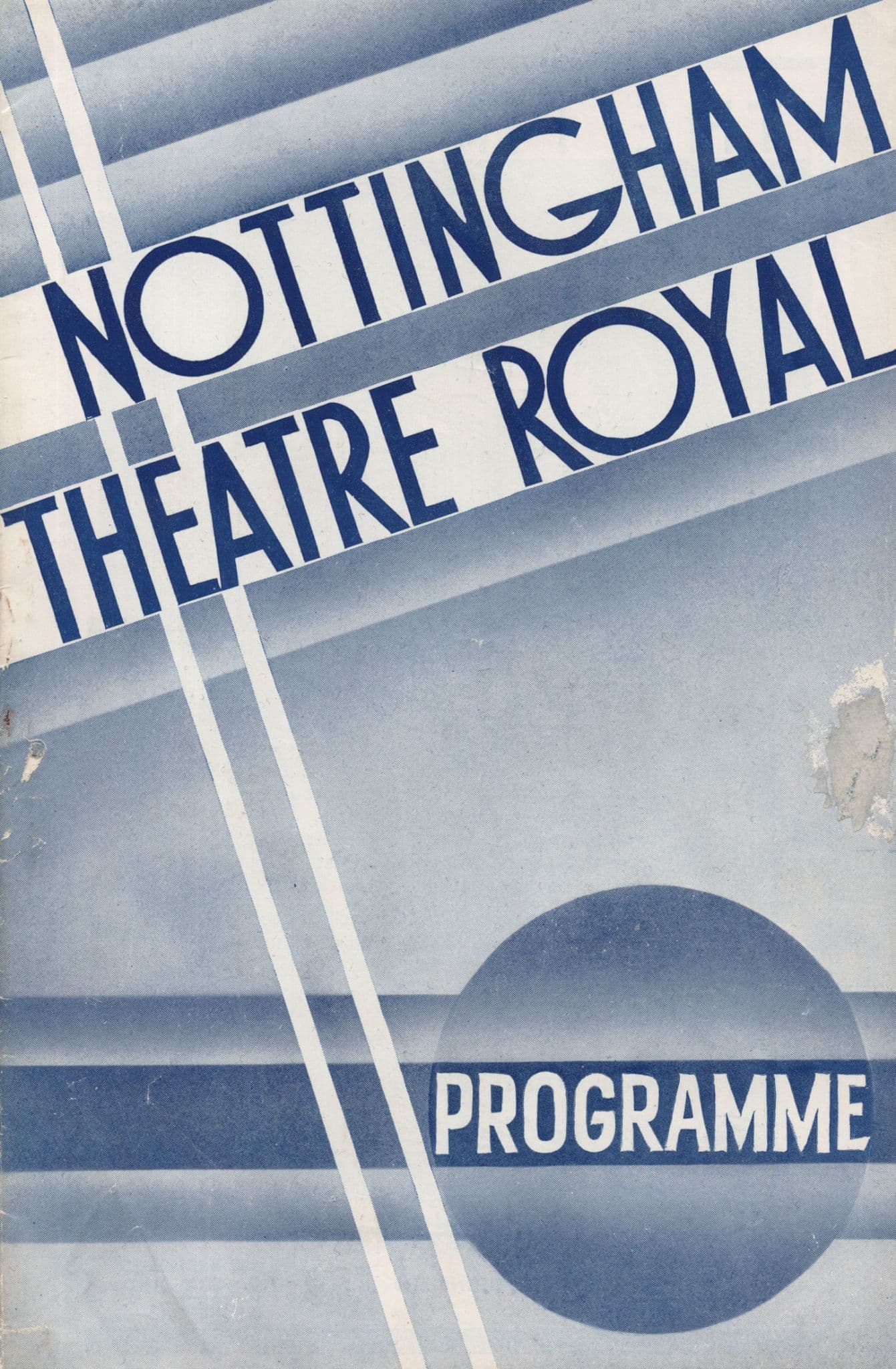 Yes & No Harry Hanson Kenneth Horne 1938 Nottingham Theatre Comedy Programme