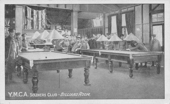 YMCA Military Soldiers Club War Melbourne Australia Old Postcard