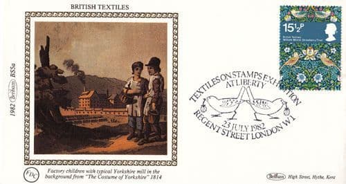 Yorkshire Mill Children Factory Benham First Day Cover