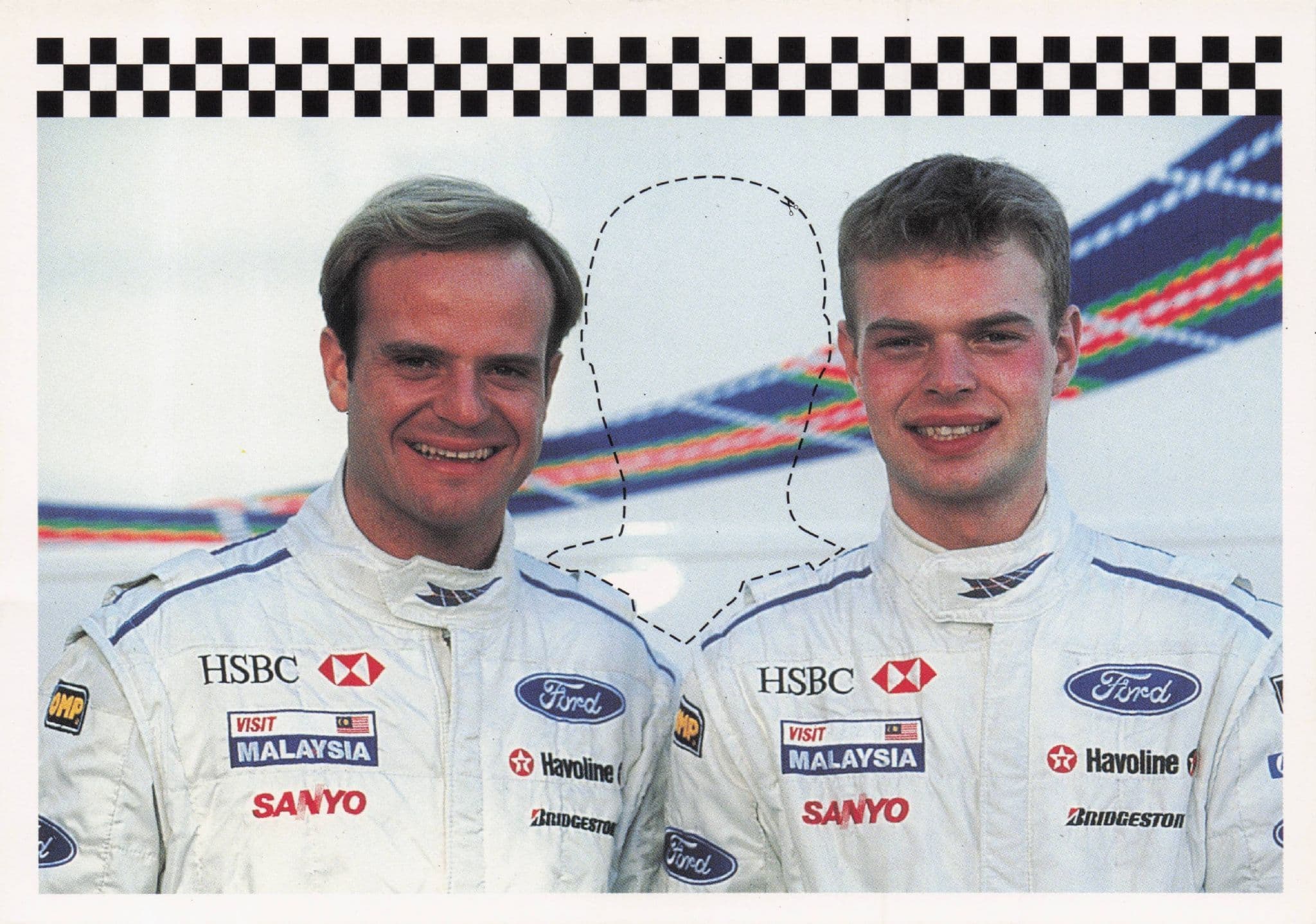 You Race For Texaco F1 Motor Racing Grand Prix Car Advertising Postcard