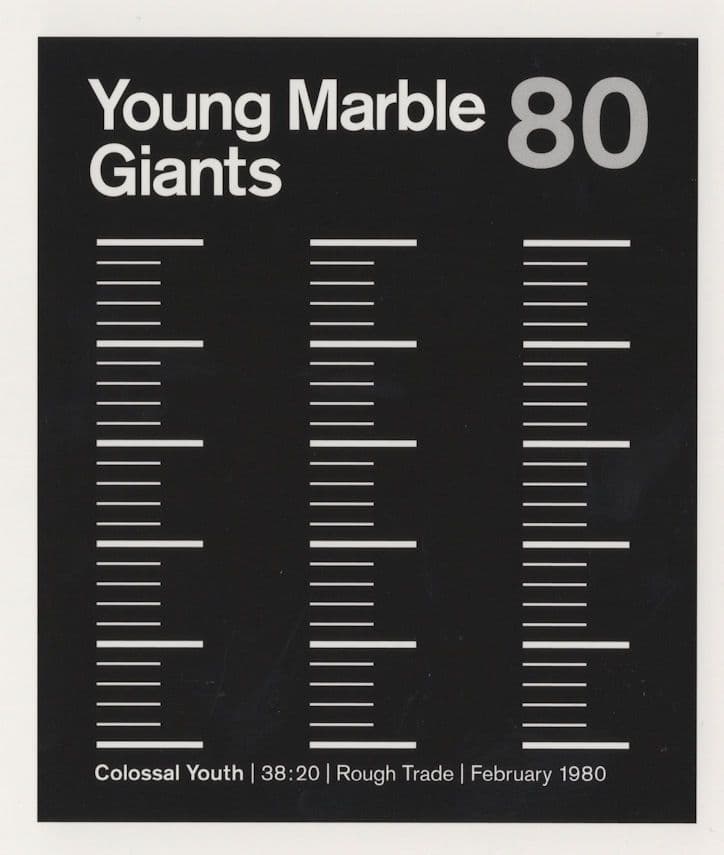 Young Marble Giants Colossal Youth New Wave Rough Trade LP Postcard