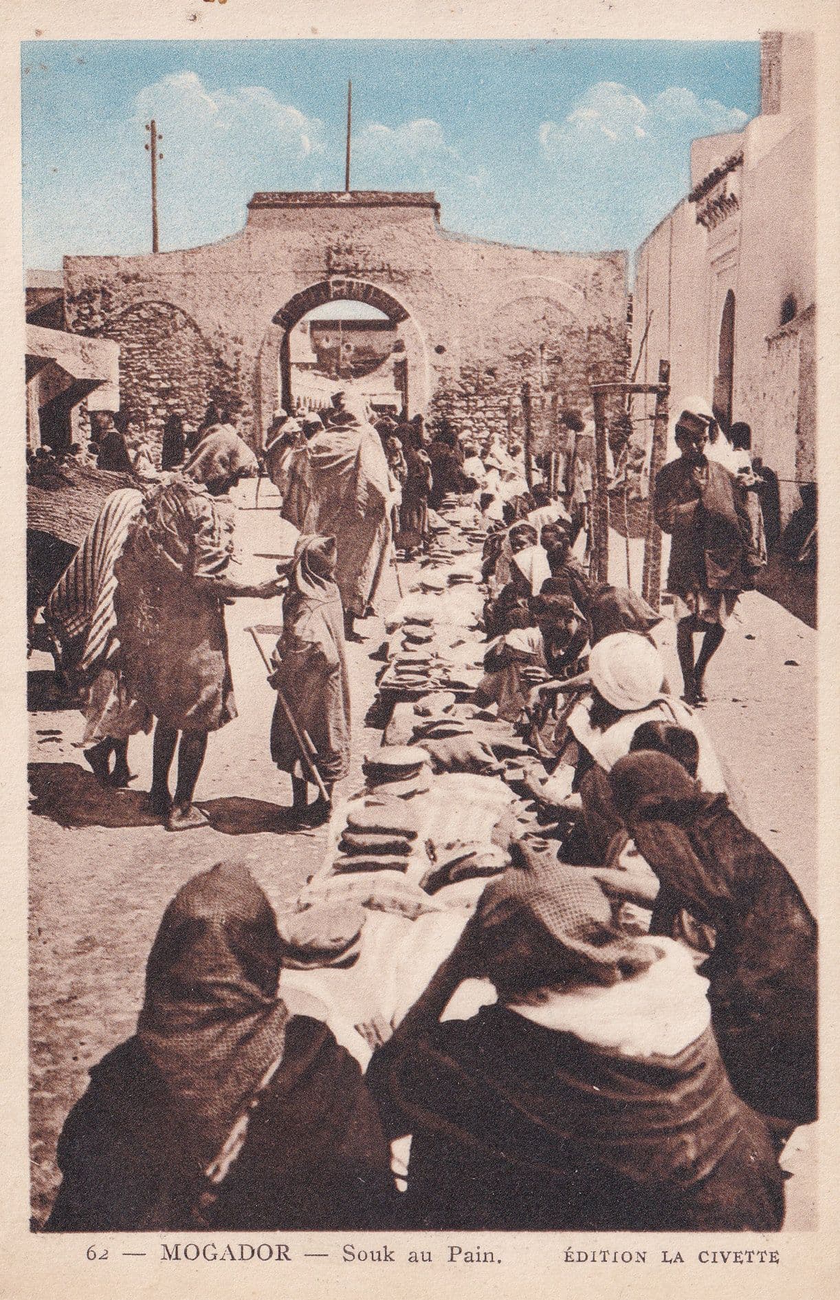 Ypres Meat Butcher Market Belgium Old Postcard