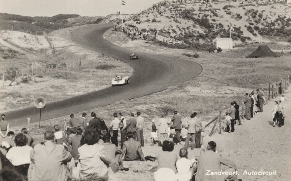 Zandvoort Autocircuit Car Motor Racing Holland Real Photo Postcard