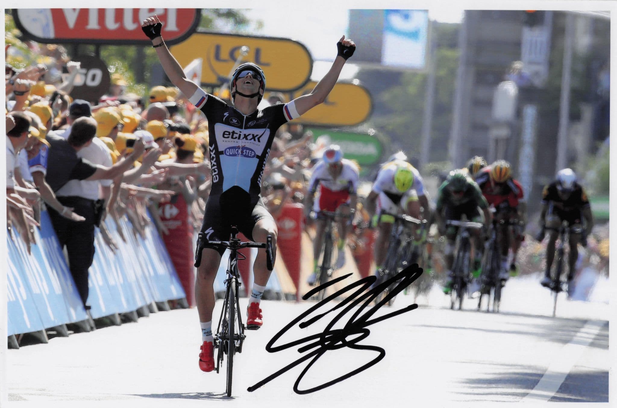 Zdenek Stybar Czech Cyclist 2015 Tour De France 12x8 Hand Signed Photo