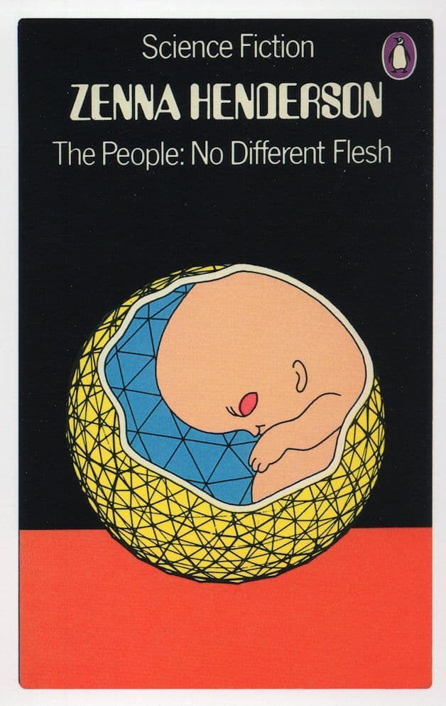 Zenna Henderson The People No Different Flesh 1973 Book Postcard