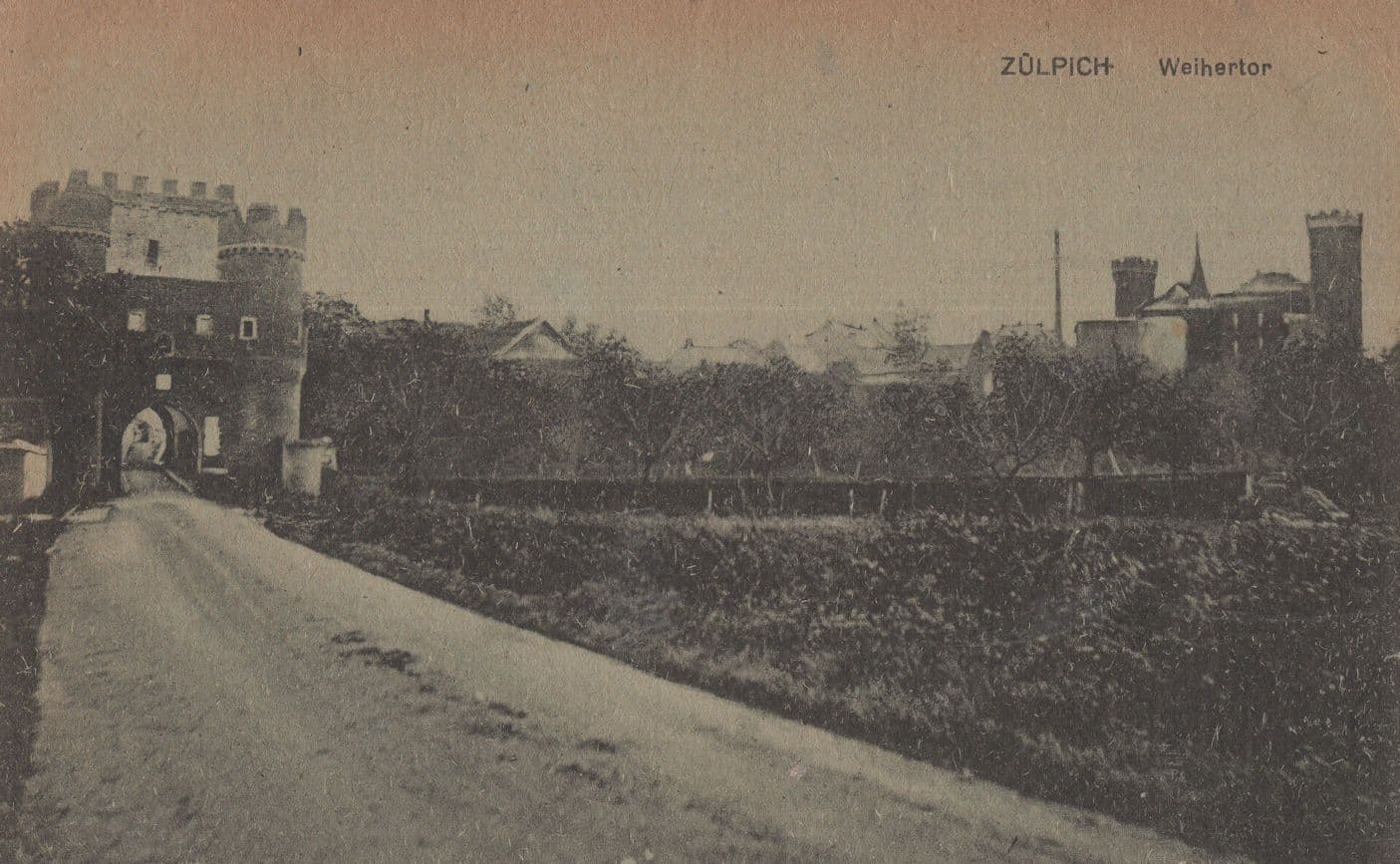 Zulpich Weihertor Old German Postcard