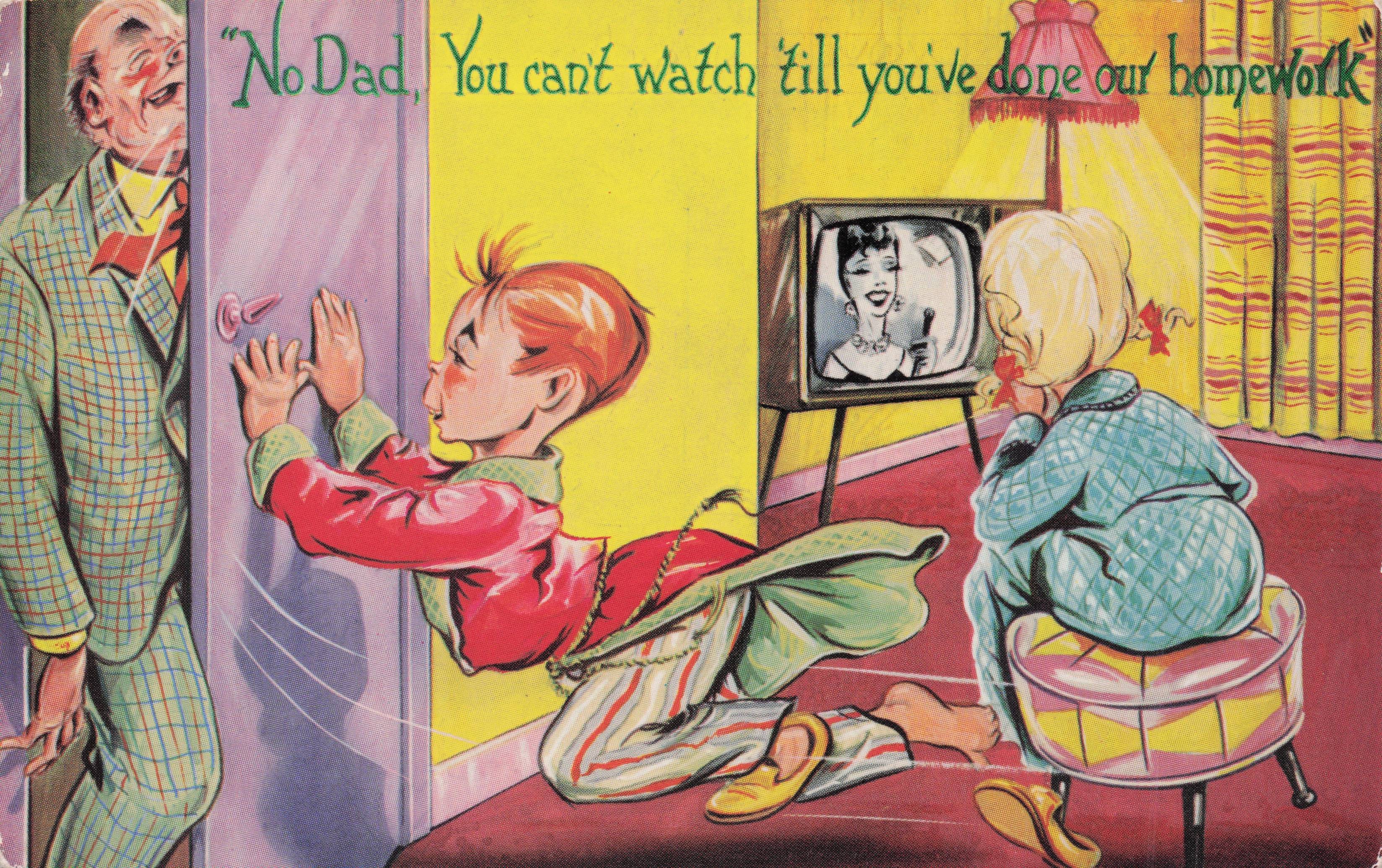 Children Comic Postcards
