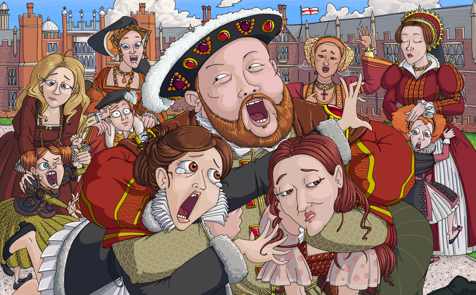 History Comic Postcards