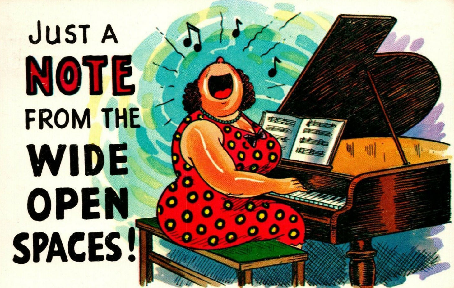 Music Comic Postcards