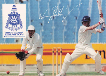 Wayne Phillips Vintage Australia RARE 1992 VCA Easton Cricket Trade Postcard
