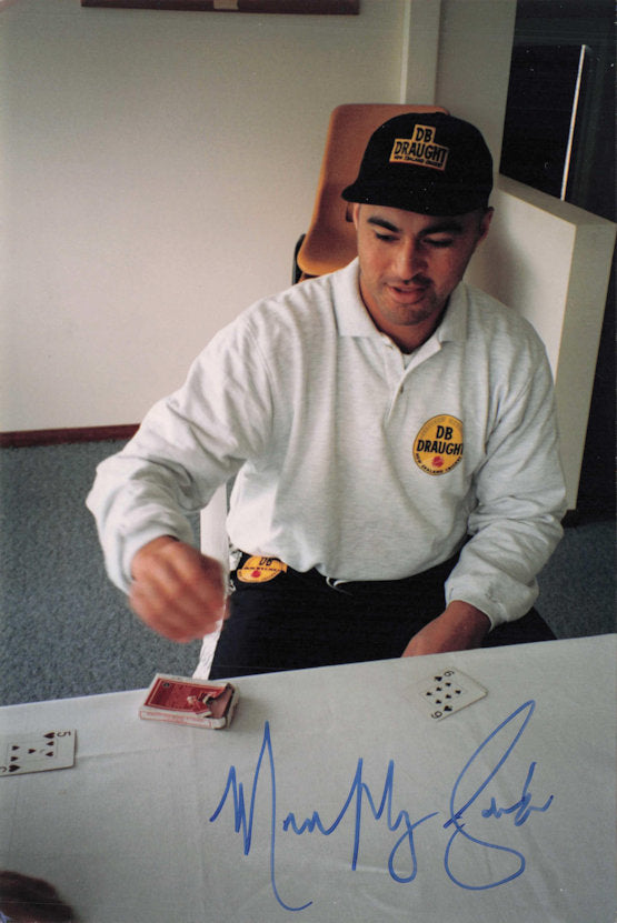 Murphy Su'a Auckland Northern Districts New Zealand Cricket Hand Signed Photo