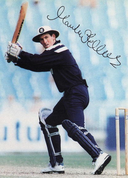 Mervyn Hughes Australia 1993 RARE Victorian Cricket Assocation Trade Postcard