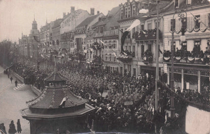 Alsace France 1918 WW1 Procession Military War From Prison Guard Please Read