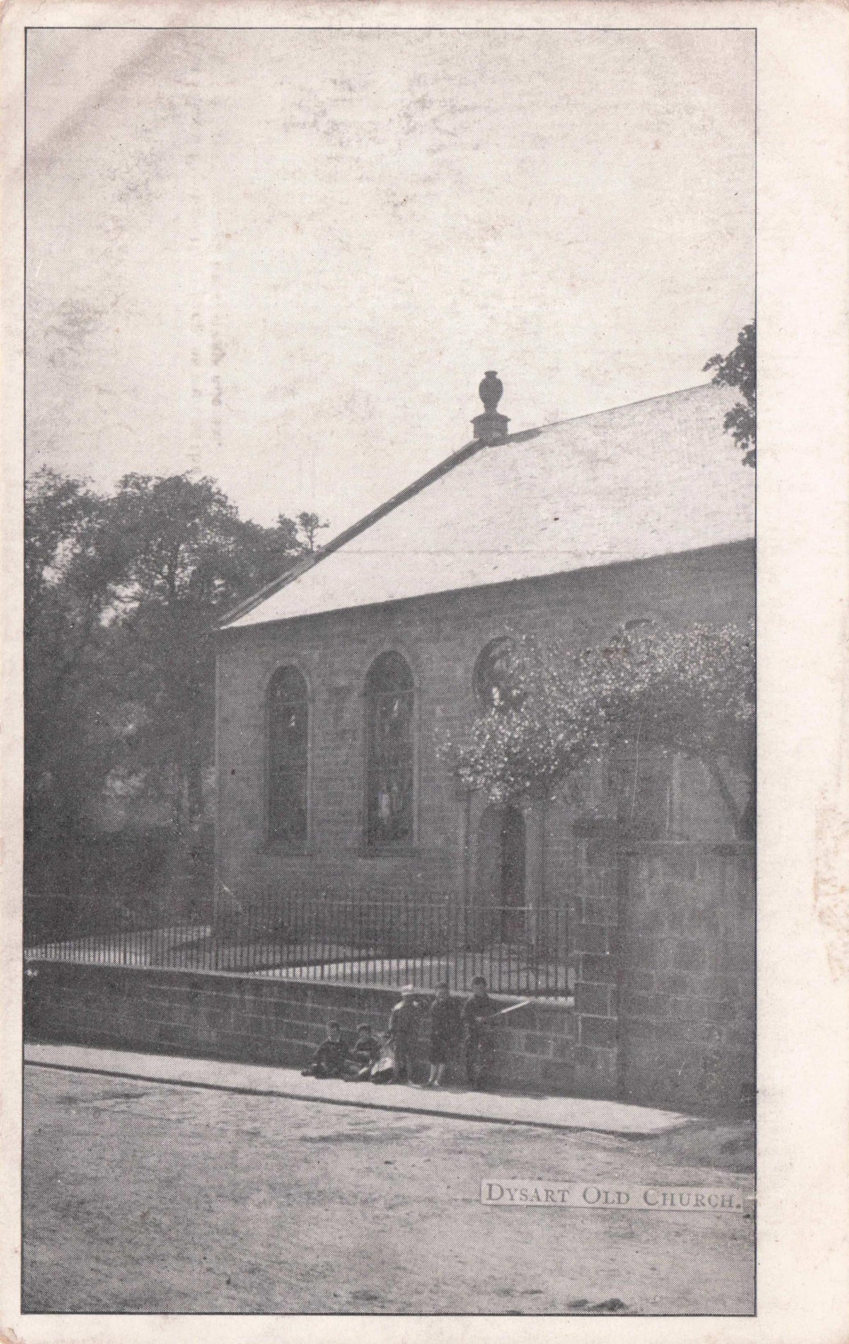 Dysart Church Scotland Antique Postcard