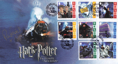 Pam Ferris Harry Potter RARE Carried Onboard Hogwarts Express Hand Signed FDC