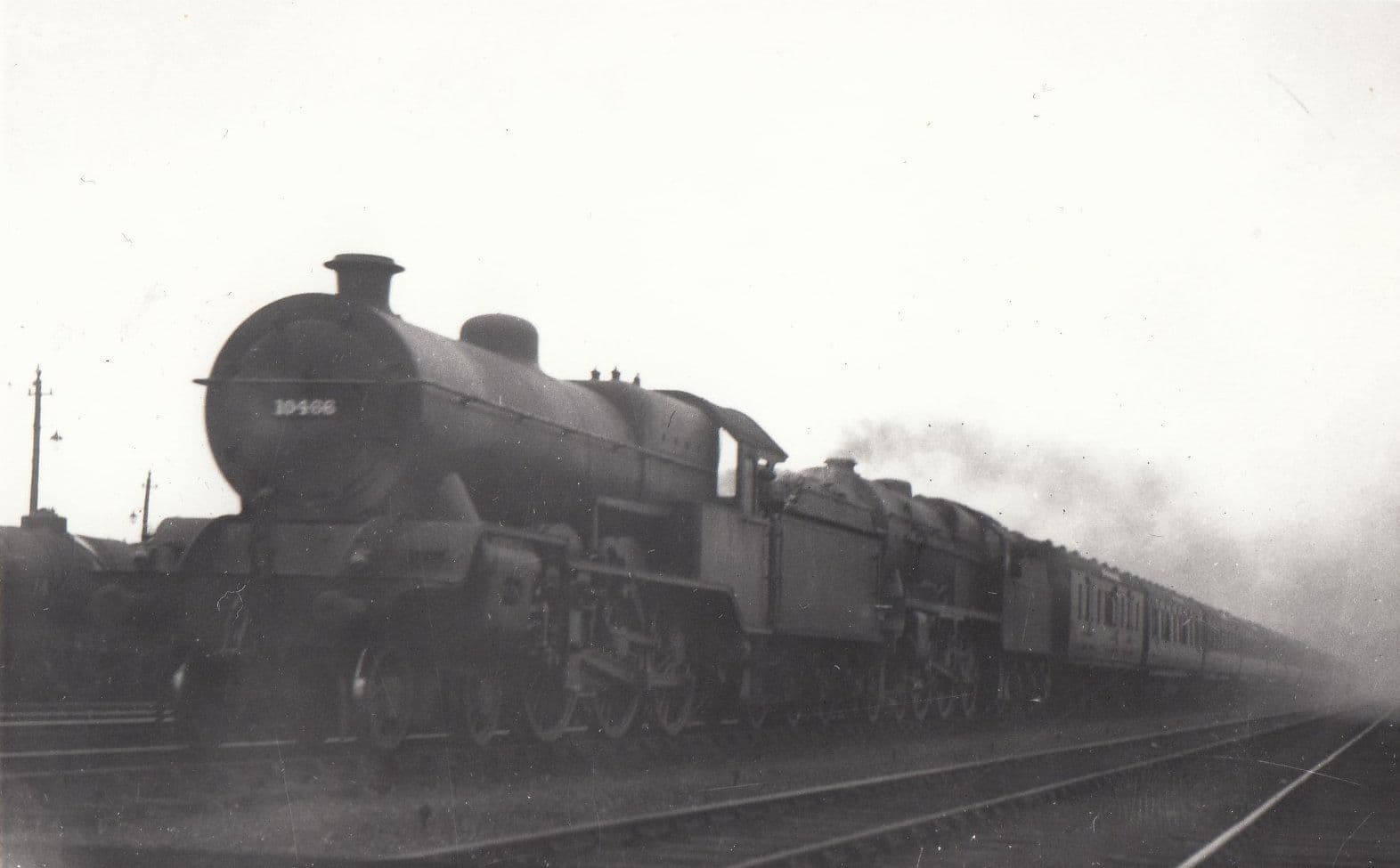 10466 Royal Scot Class 4-6-0 no 46139 Kingmoor Welsh Regiment Train Photo