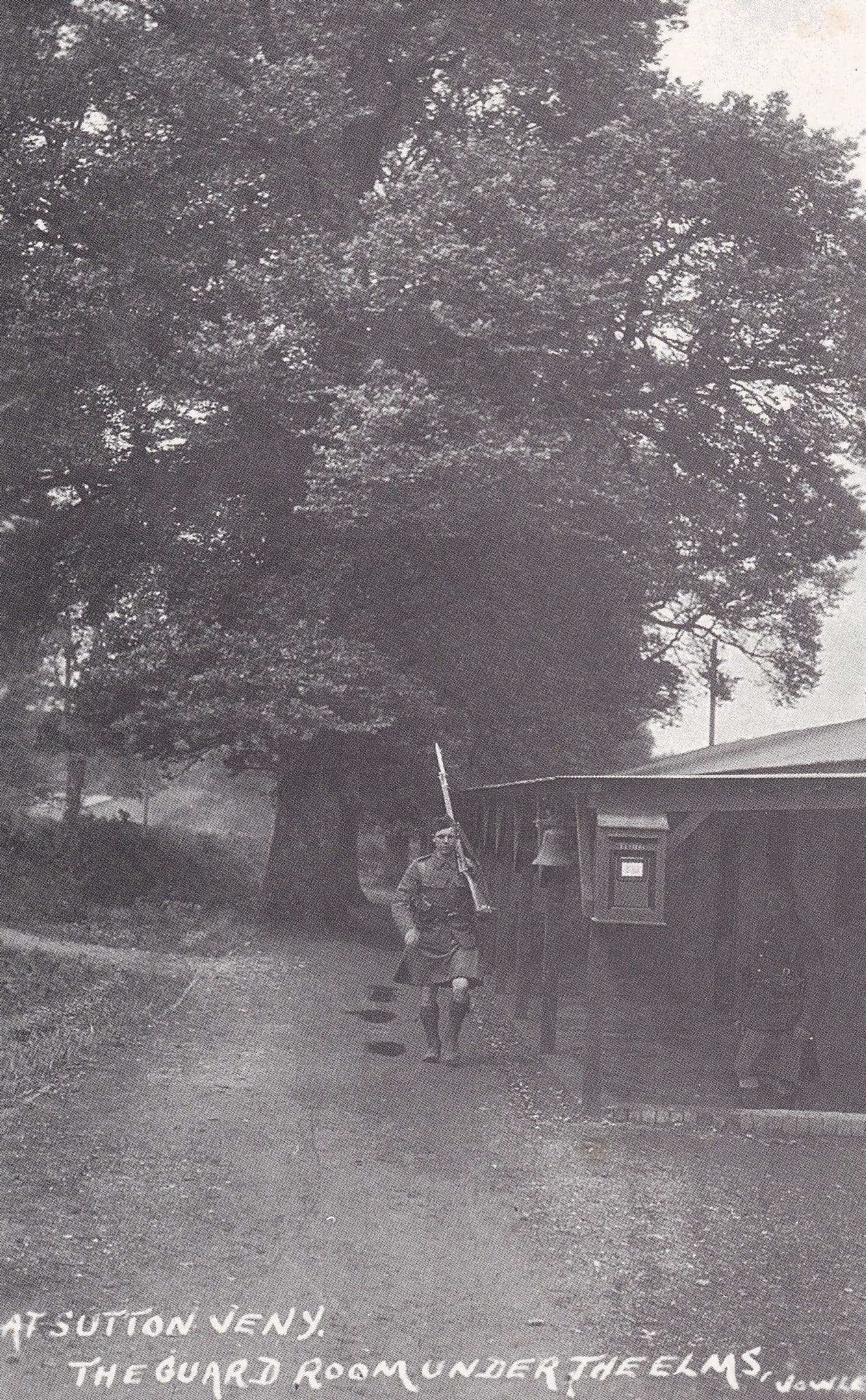 Sutton Military Guard Room Pillar Letter Box Postcard