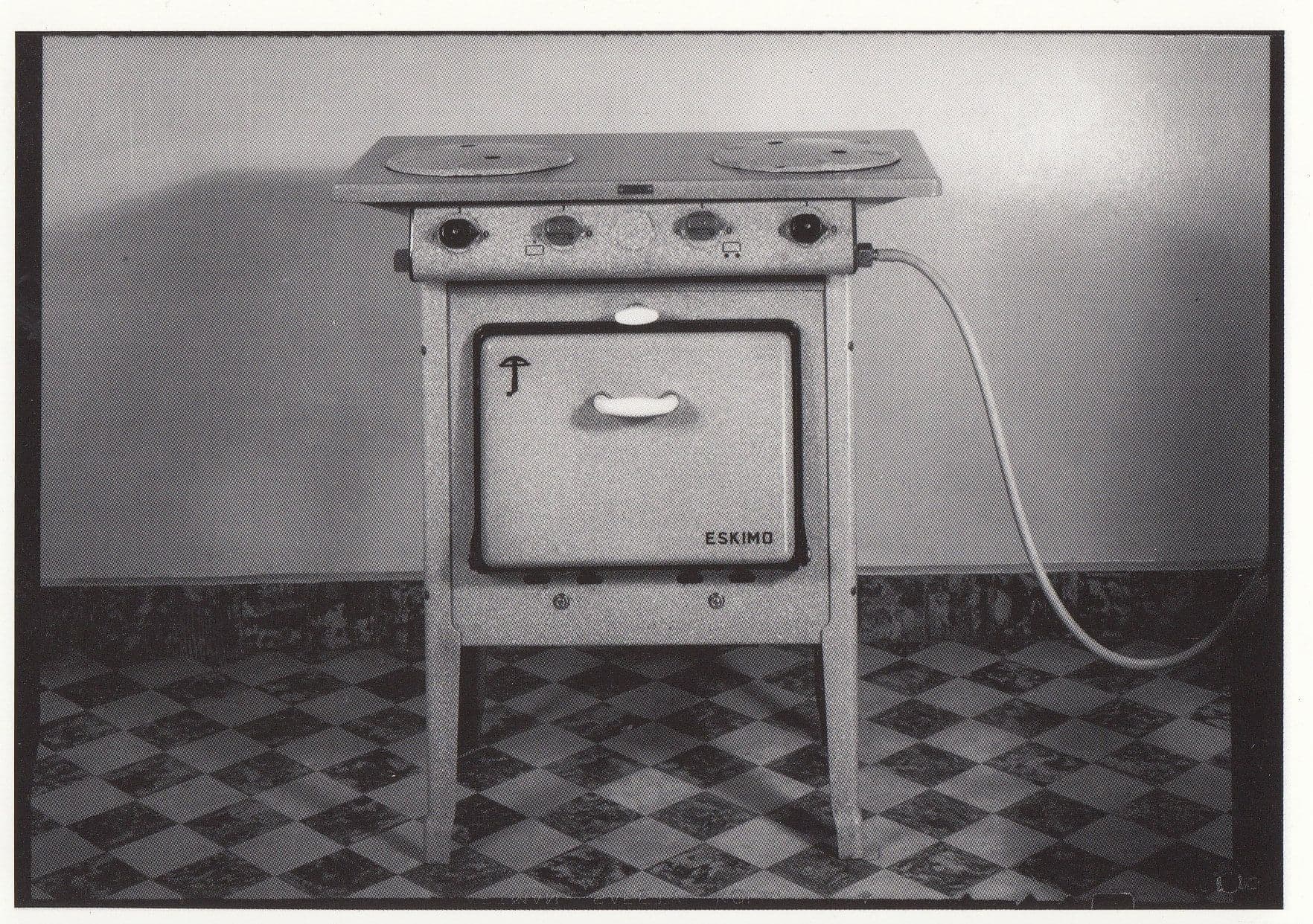 Switzerland Antique Kitchen Gas Cooker Eskimo Appliance Photo Postcard