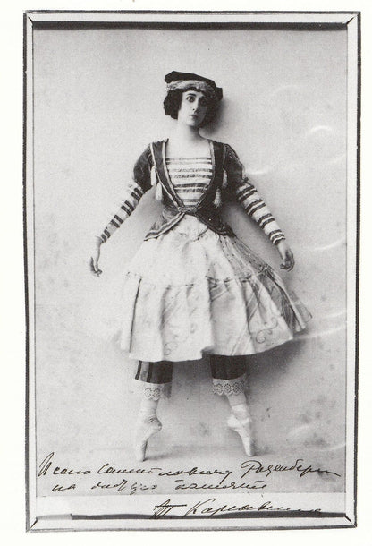 Tamara Karsavina In L'Oiseau De Feu Russian Ballet RPC Postcard