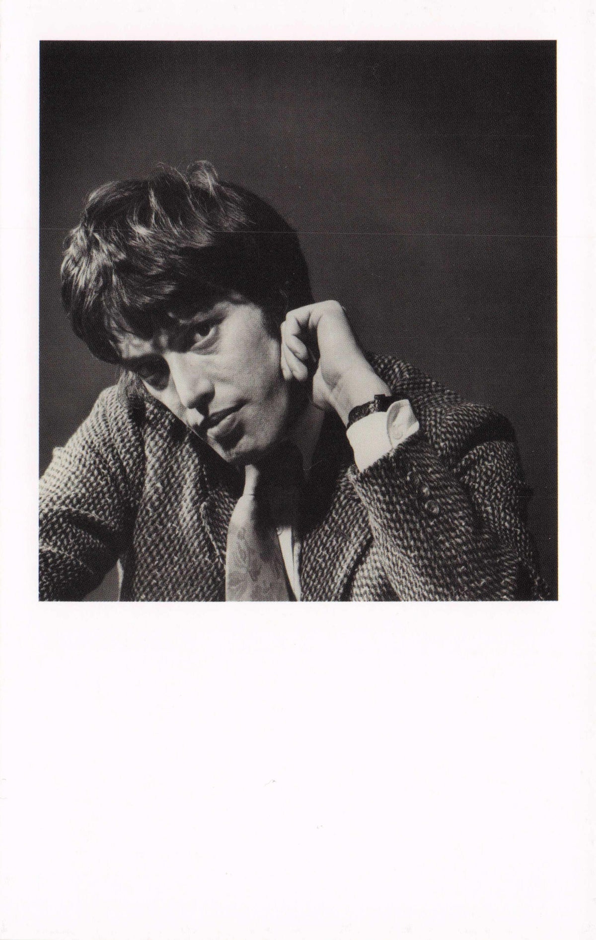 Tom Stoppard Artist Rare National Portrait Gallery Museum Photo Postcard