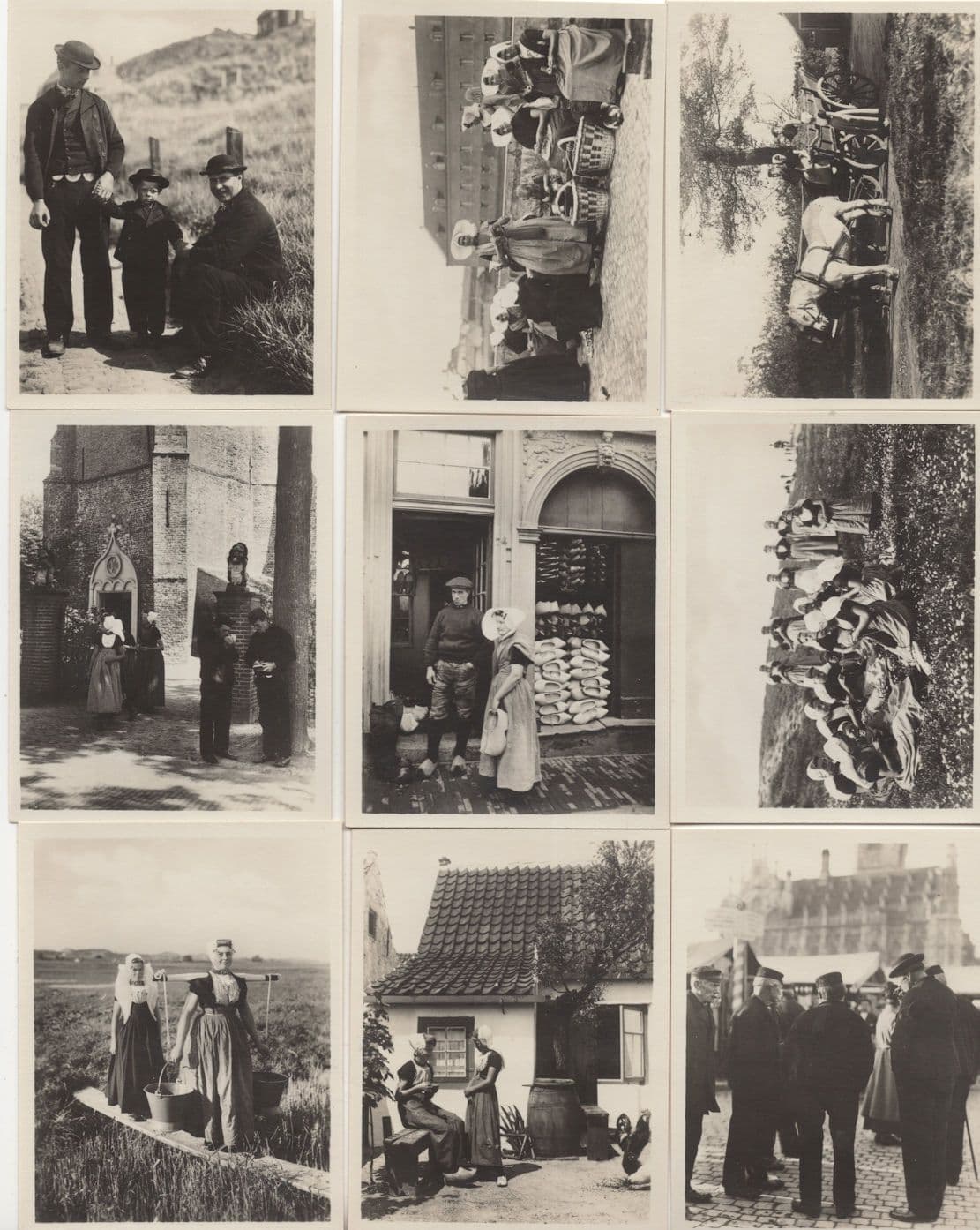 12 Miniature Photos Fotos Van Eiland Walcheren Old Fotos