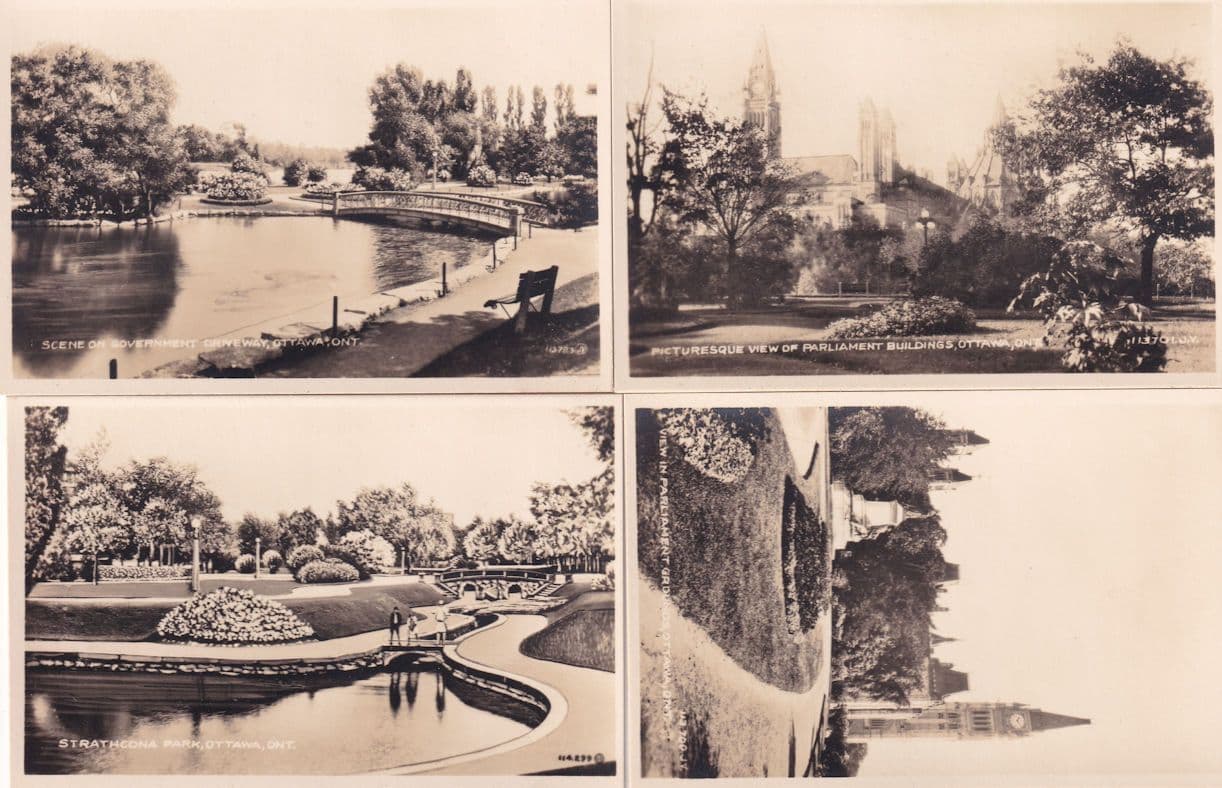 12 Picture Panels Of Ottawa Canada Mini Postcard Photo s
