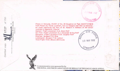 Michael Burn WW2 Veteran Captured at Nazaire Raid MULTI Hand Signed FDC