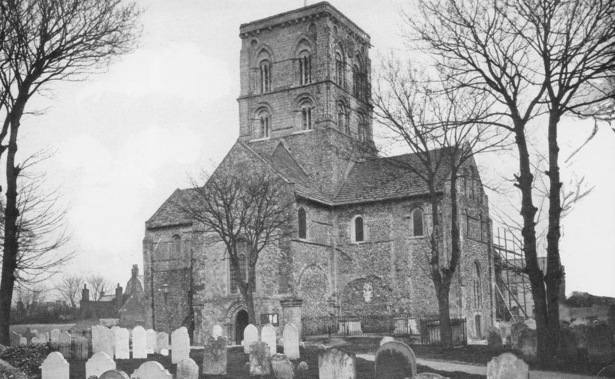 Victorian St Mary's De Haura Shoreham Sussex Photo Postcard
