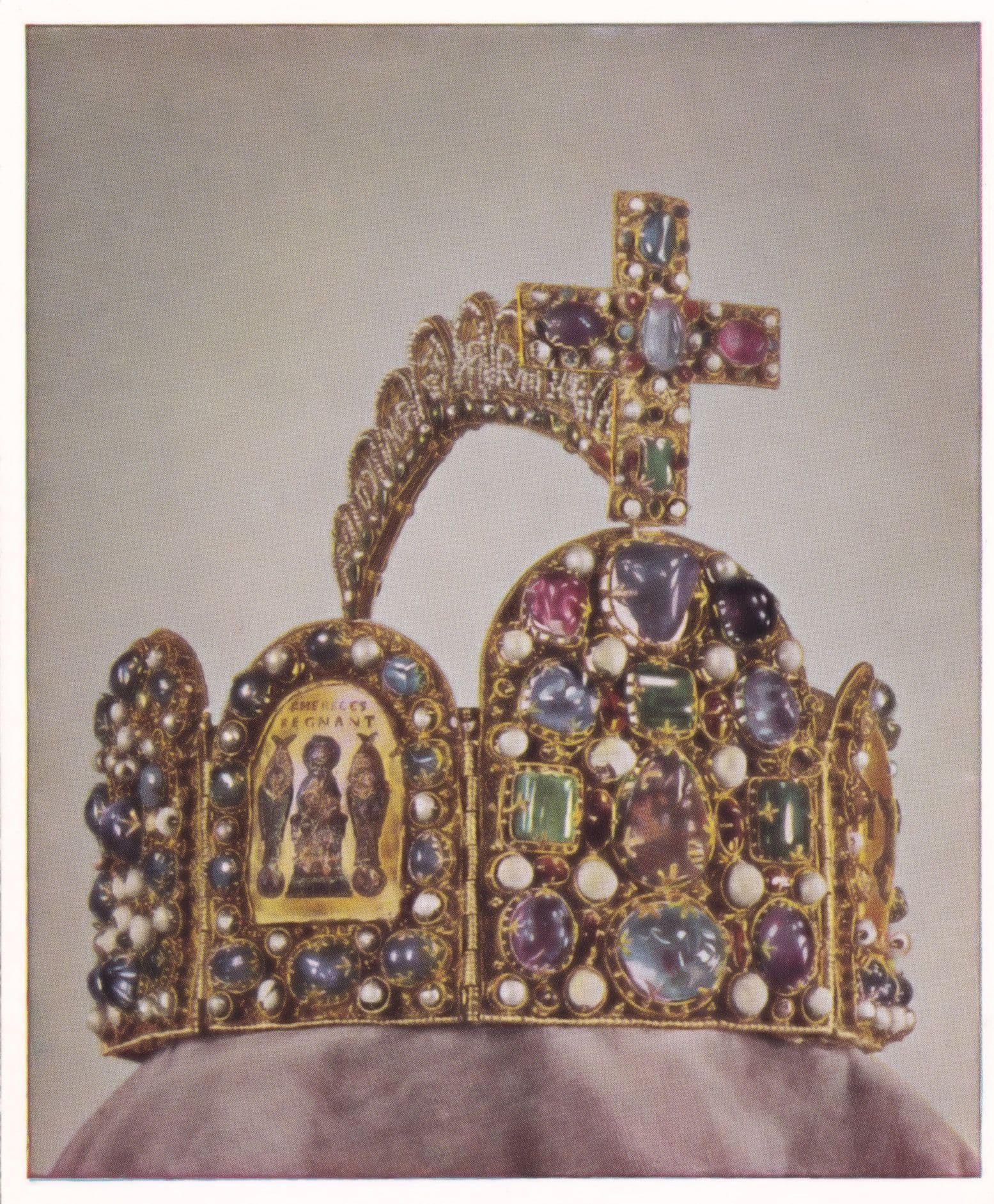 Vienna Holy Empire Royalty Crown Wien Postcard