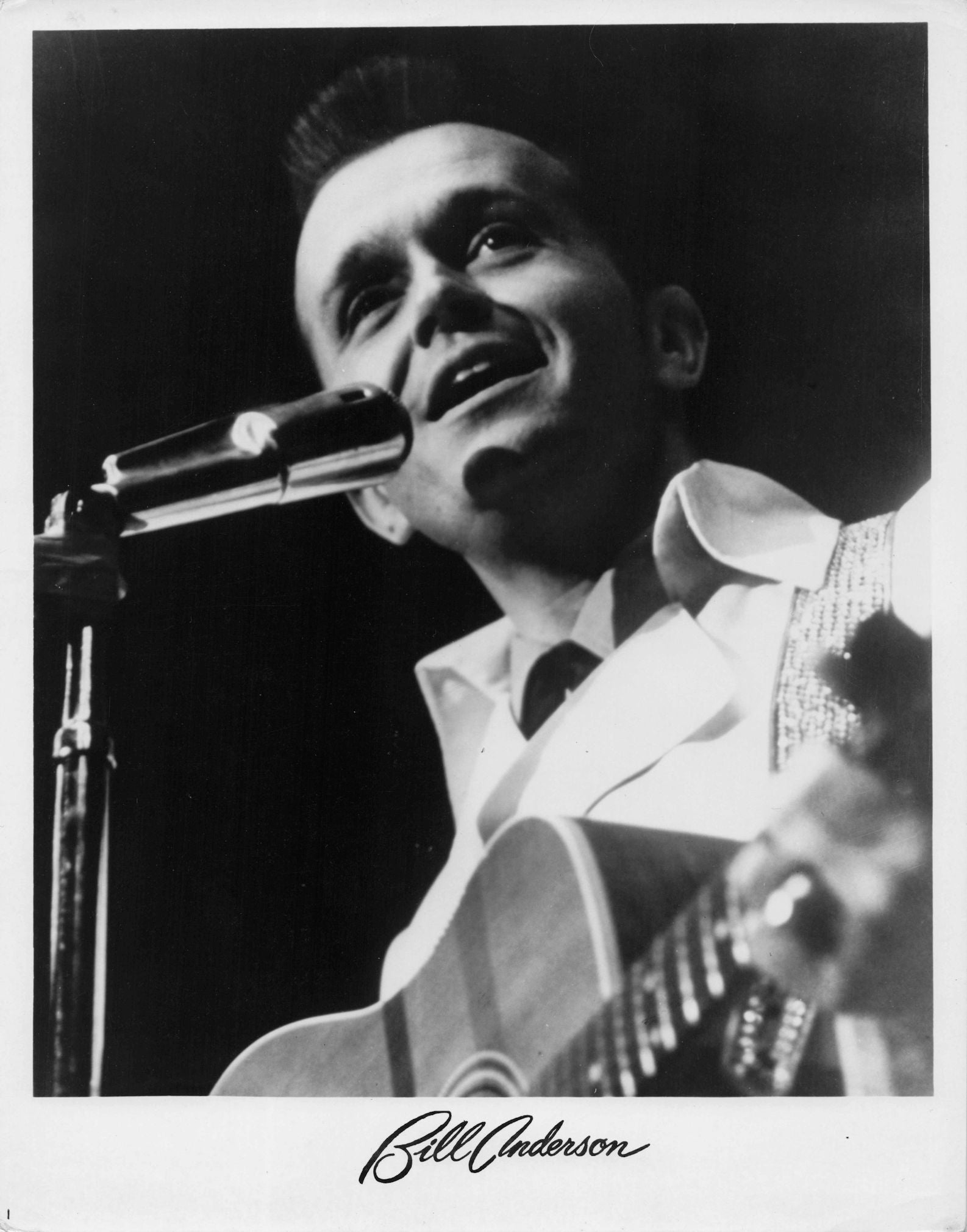Bill Anderson Country & Western Singer Vintage Rare 10x8 Large Publicity Photo