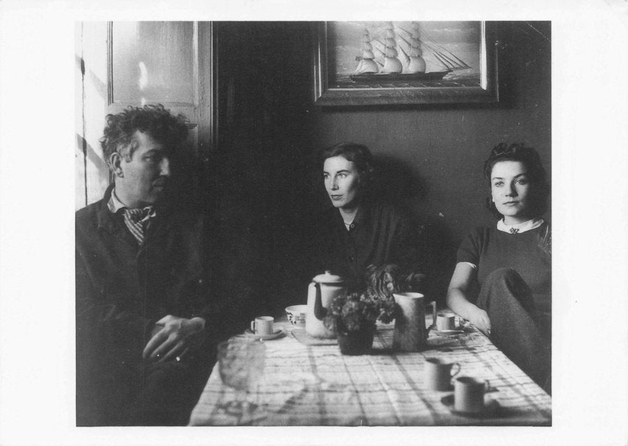 Robert Graves Poet Book Author In Ghost Dim Lit Supernatural Room Photo Postcard