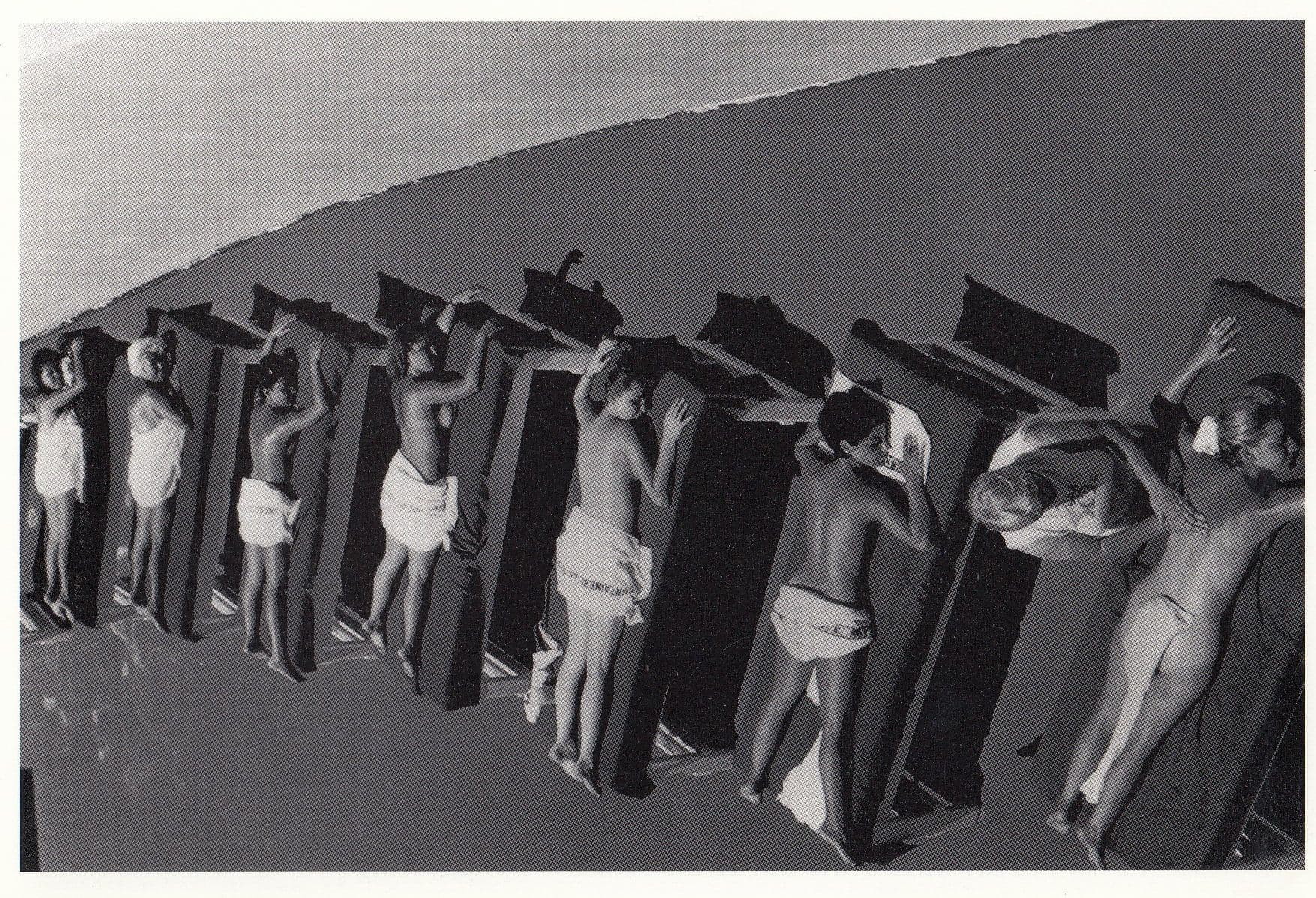 Florida 1960s Sunbathing Miama Beach Towel Beauty Parade Photo Postcard