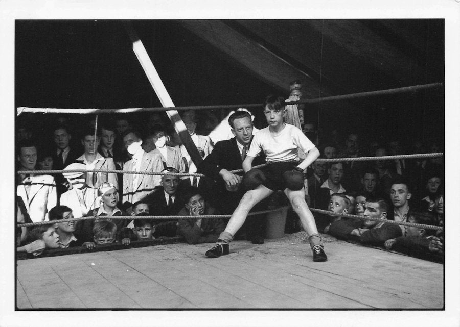 Lancashire Boxing WW2 Pavillion Fair Tent News Art Photo Postcard