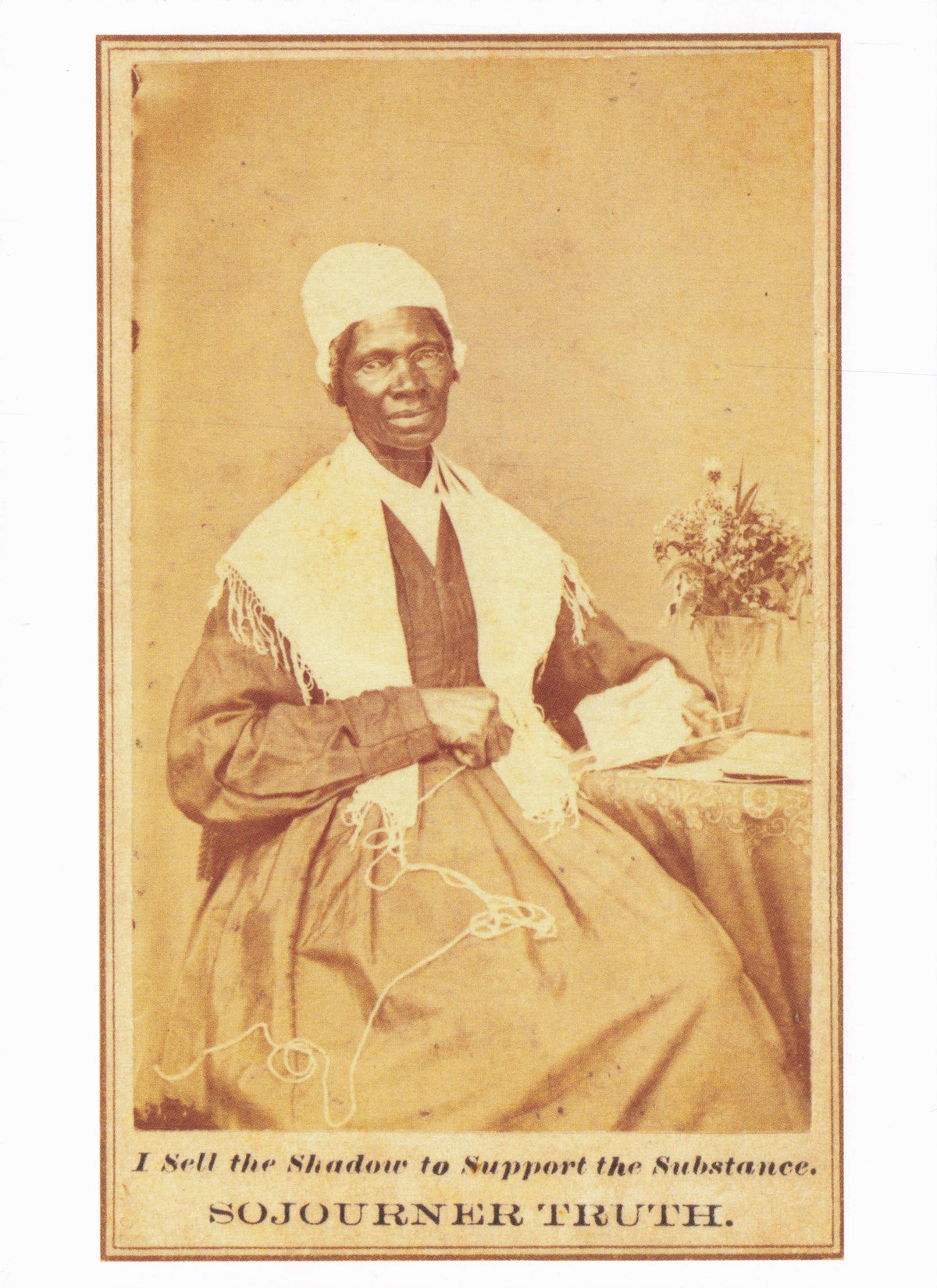 Sojourner Truth American Anti Slavery Abolitionist Suffragette Photo Postcard