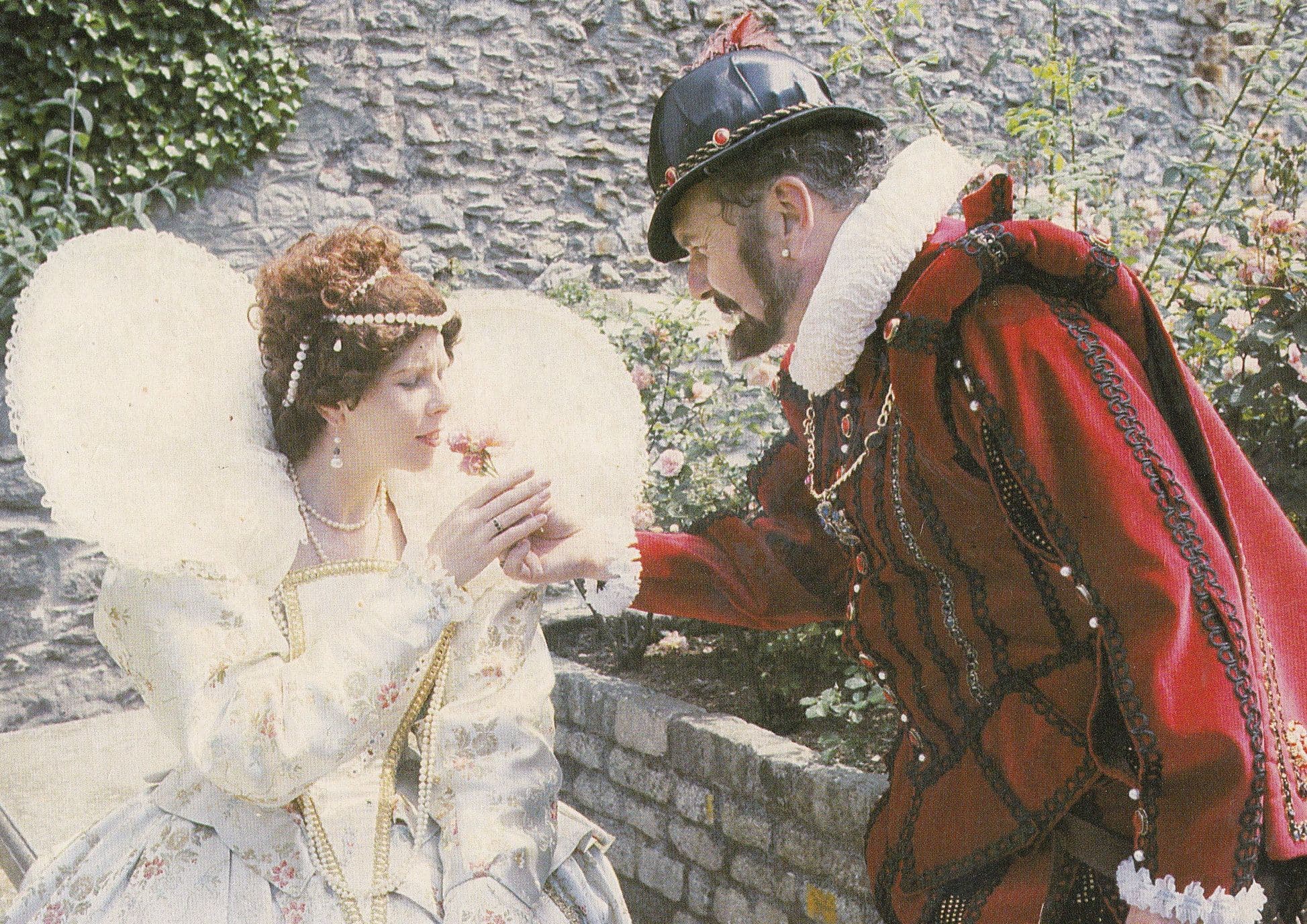 Francis Drake Courting Queen Elizabeth 1 I Plymouth Armada Experience Giant Postcard