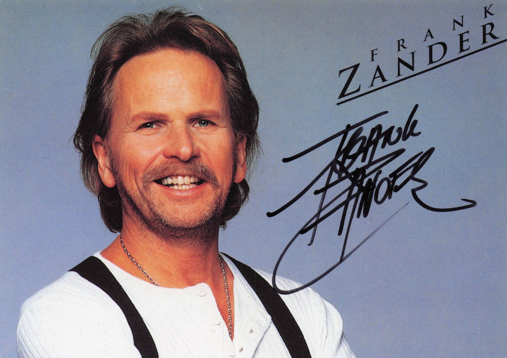 Frank Zander German Singer Hand Signed Photo