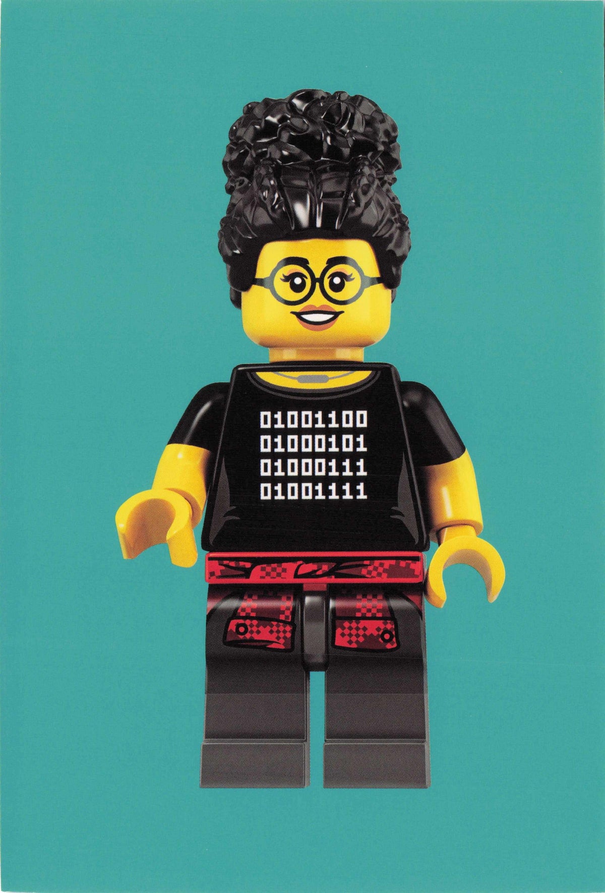 Computer Programmer AI Mathematics T-Shirt Lego Toy Model Quotation Postcard
