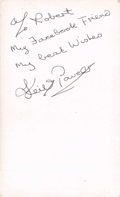 Keith Powell 1960s Birmingham Soul Singer Hand Signed Photo