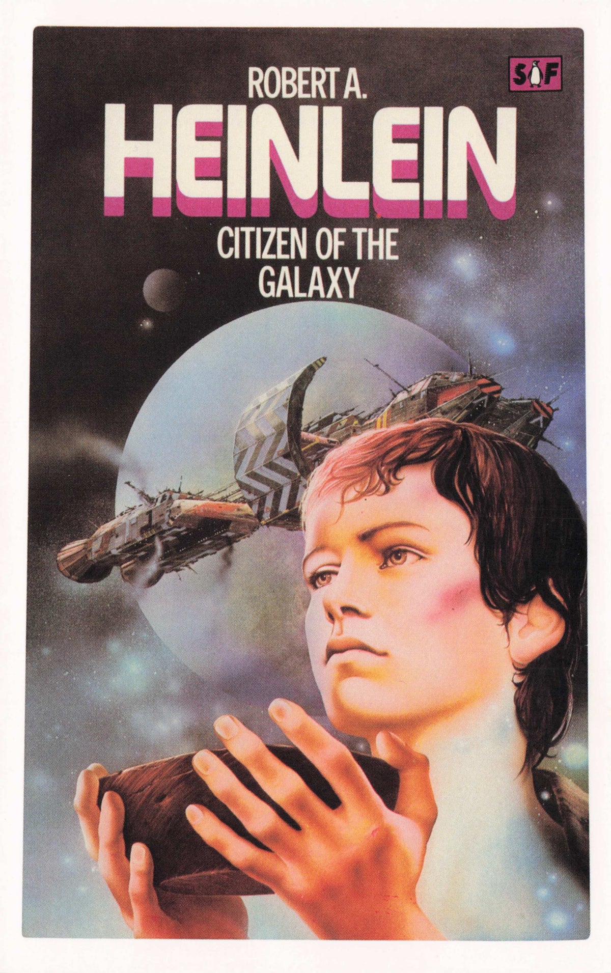 Robert Heinlein Citizen Of The Galaxy Sci Fi Book Postcard