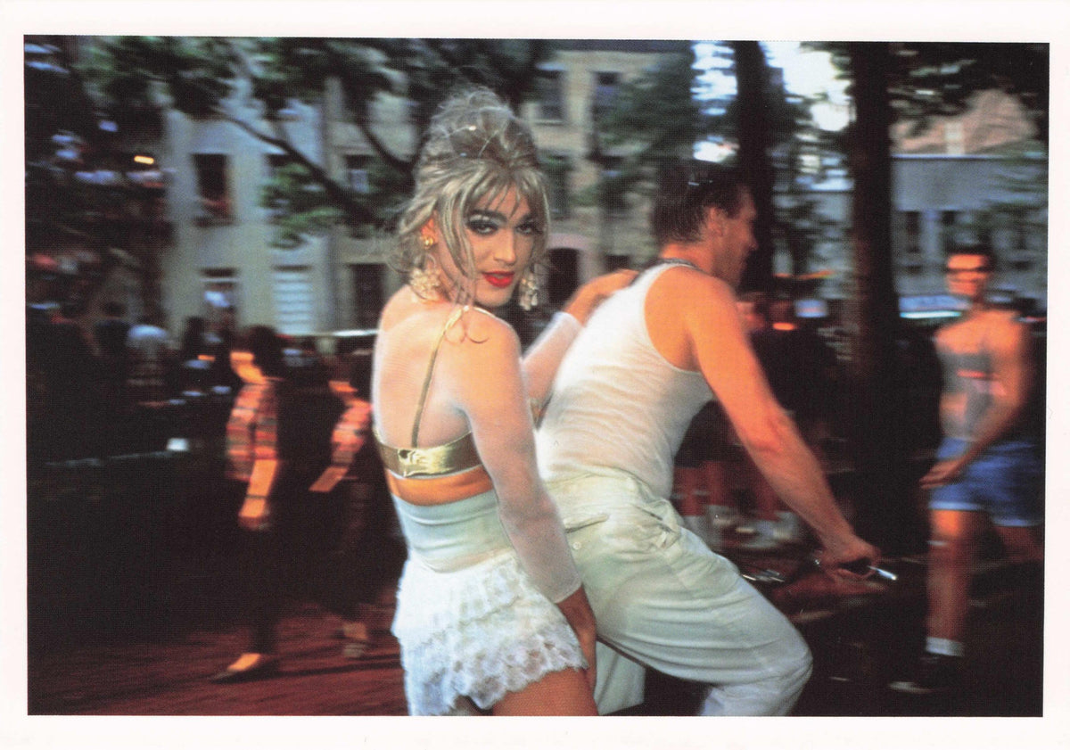 Jimmy Paulette LGBT Beauty Queen Motorbike Aids Nan Goldin New York Postcard