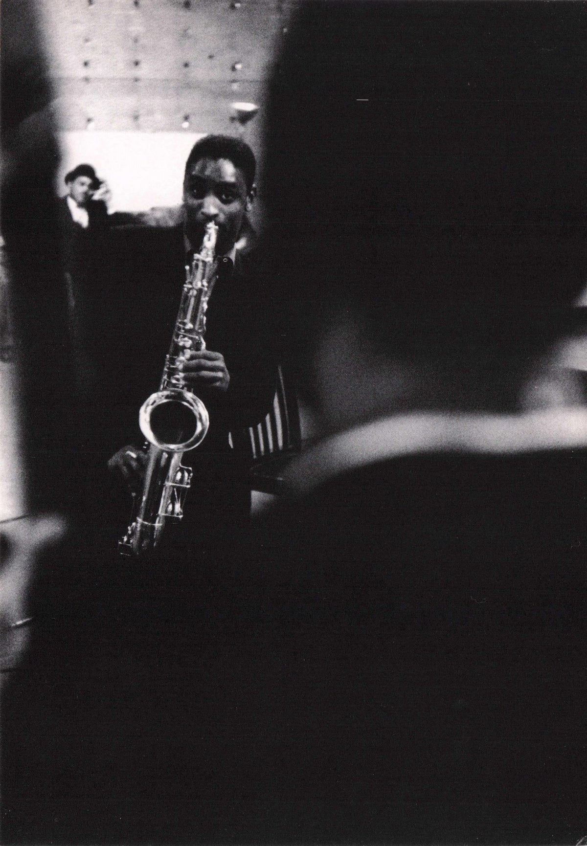 Teddy Edwards Jazz Saxophone Musician in Hollywood 1955 Real Photo Postcard