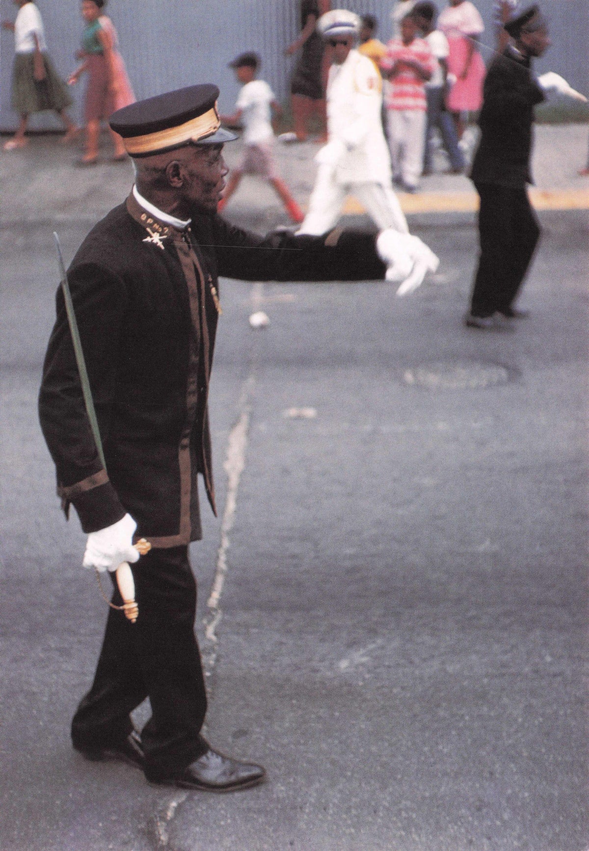 George Williams March Band In New Orleans 1960 Parade Rare Jazz Photo Postcard