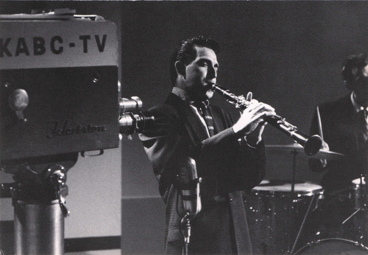 Buddy DeFranco Live On Stars Of Jazz 1956 Hollywood TV Show Photo Postcard