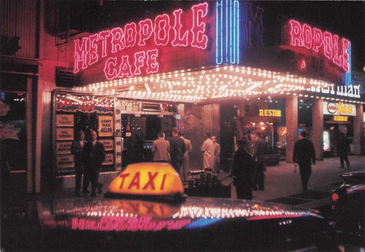 Metropole New York City Jazz Times Square Night Club in 1960 Rare Photo Postcard