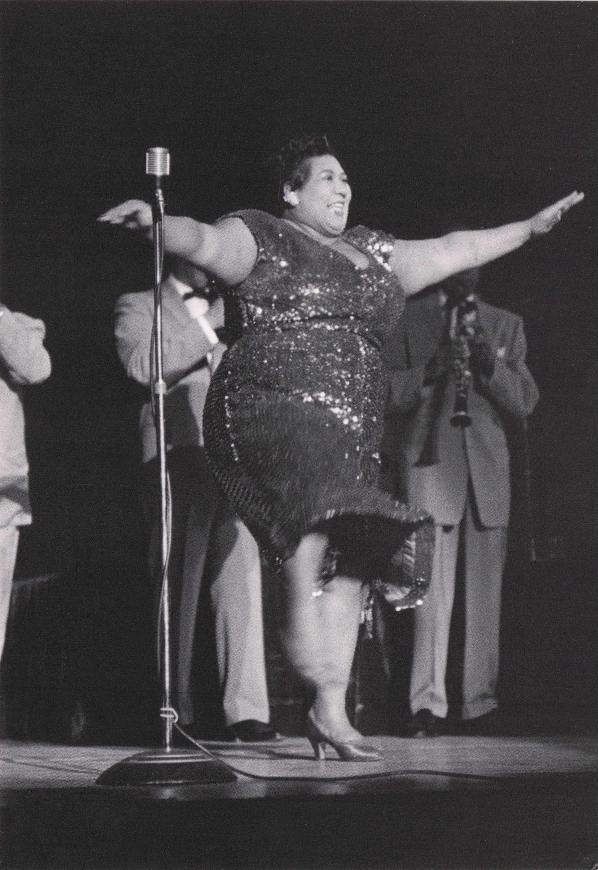 Velma Middleton Jazz Singer Live Concert in 1953 Hollywood USA Photo Postcard