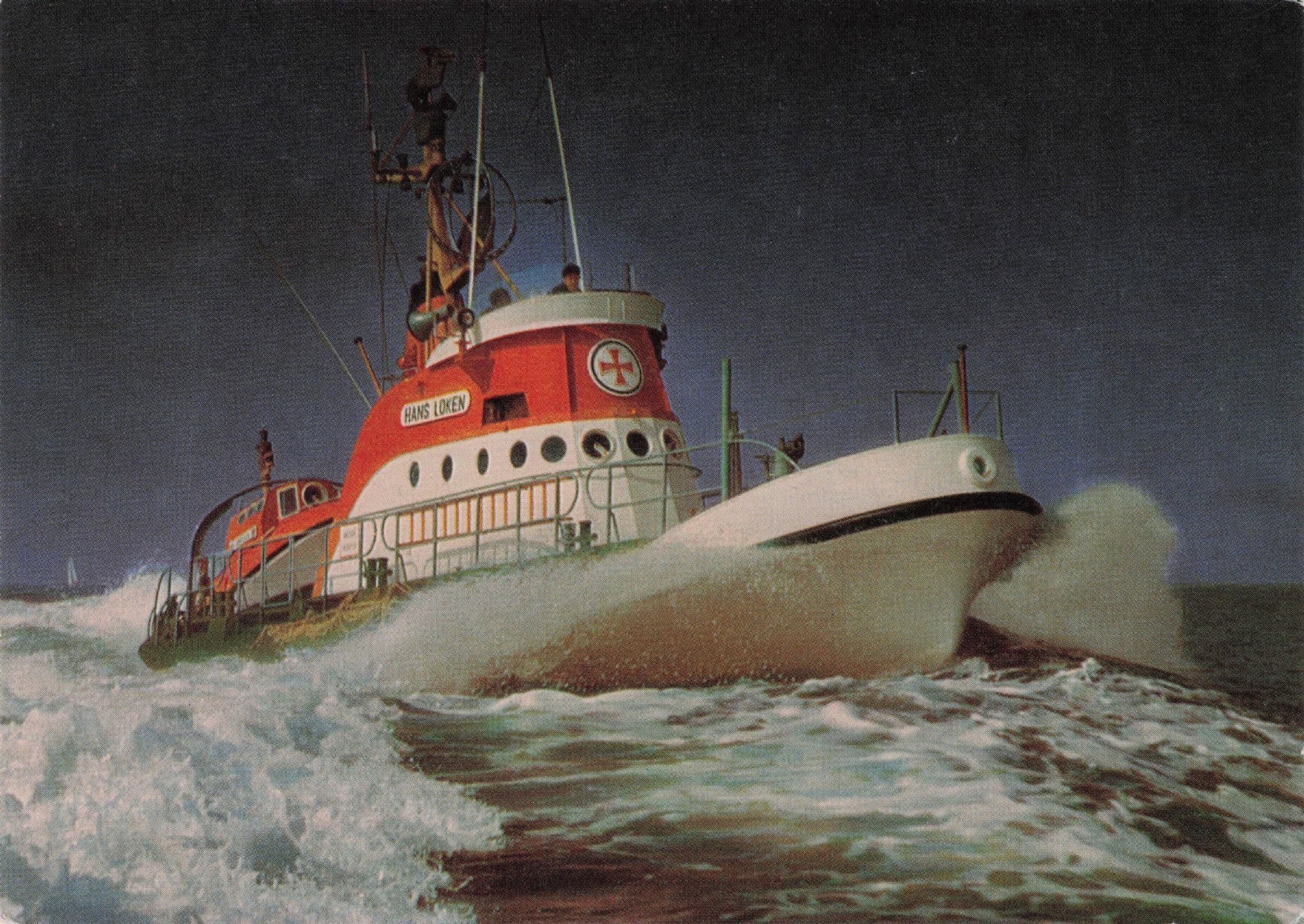 Gesellschaft Zur Rettung Schiffbruchiger German Ship 1973 Postcard
