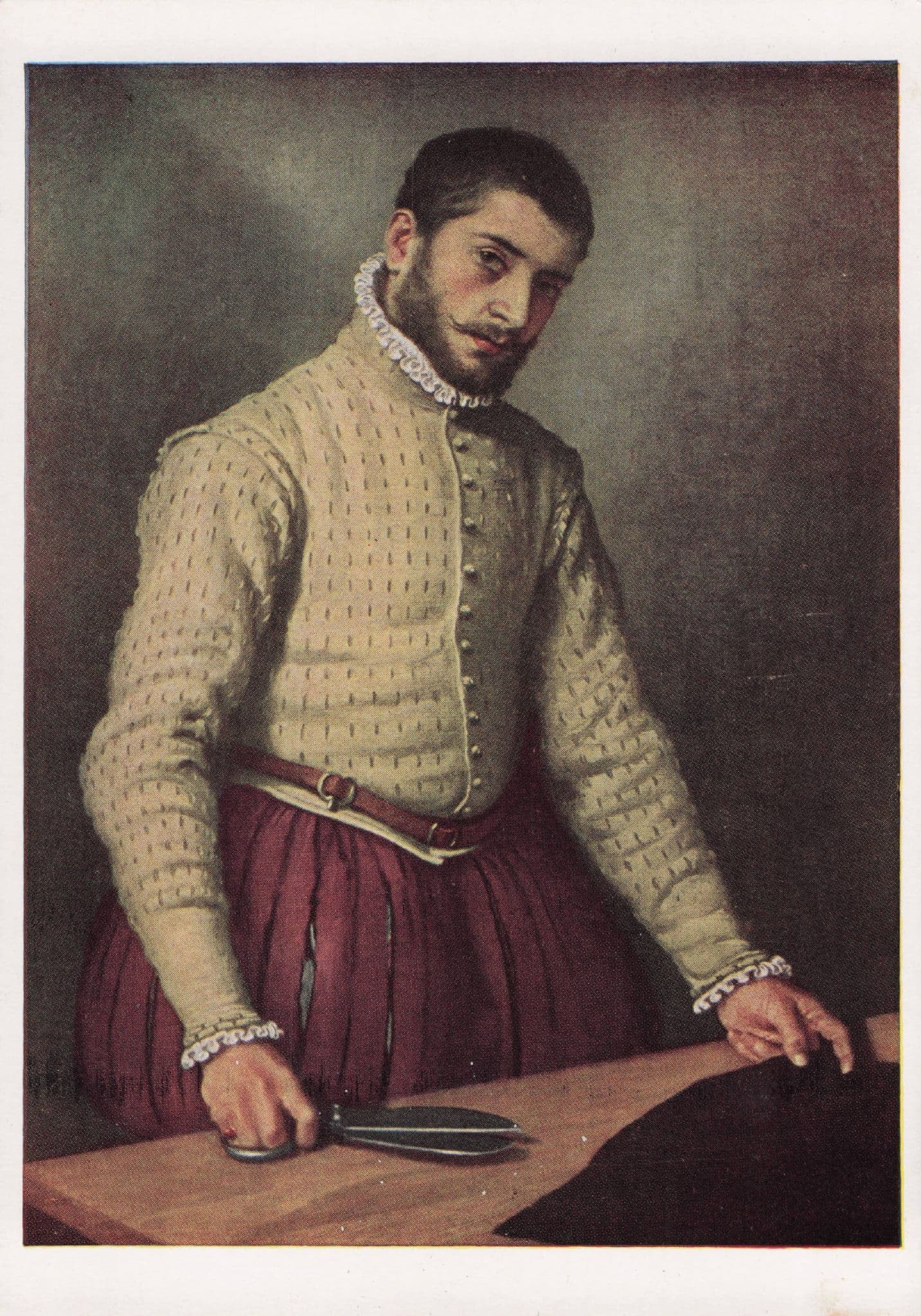 Giambattista Moroni The Tailor London National Gallery Painting Postcard