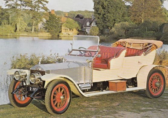 1909 Rolls Royce Silver Ghost Classic Car Postcard NEW